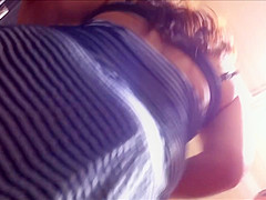 Sexy Latina MILF Upskirt