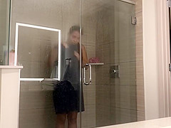 Sexy Latina teen 18+ Spied on