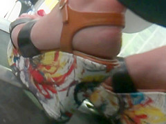 Sexy Mature Feet In Wedges High Heels