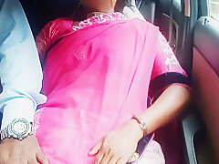 Sexy Saree Telugu Aunty Dirty Talks Car Sex With Auto Driver Part 2