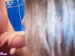 Sexy Step mom Passionate Blowjob - Cum Hard 10 Min
