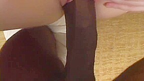 Sexy Young Blonde Gets Her Tight Pussy Spread Wide By Hard Black Cock