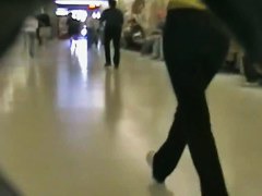 Sexy ass in tight jeans girl street candid video