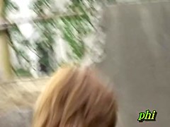 Sexy astounding Japanese babe gets pulled into wild sharking action