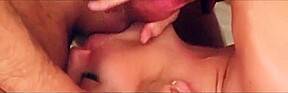 Sexy blonde spanisch Babe Takes in sexy asian Guy with small cock