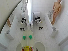 Sexy brunette chick caught by
