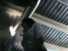 Sexy brunette, cute as hell, gets her perfect ass filmed in this porno