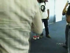 Sexy brunette, cute as hell, gets her perfect ass filmed in this porno