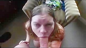 Sexy fat ginger fuck and facial