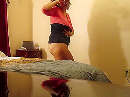 Sexy strip dance