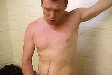Sexy studs in advance of the shower