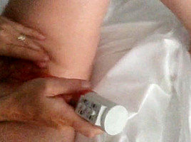 Sexy wife masturbating for me
