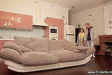 She Is Nerdy - Baby Mamby - Teeny fucked by hot neighbor