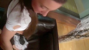 She's eager for this big black dick in her