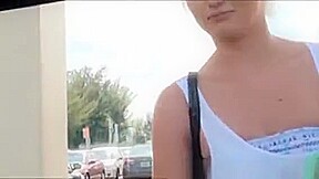 Short Haired teen 18+ Cutie Dani Desire Jizzed In The Backseat