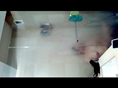 Shower Girl Brush Teeth Wash Pussy Masturbate