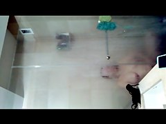 Shower Girl Brush Teeth Wash Pussy Masturbate