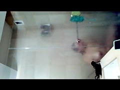 Shower Girl Brush Teeth Wash Pussy Masturbate