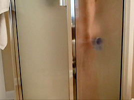 Shower mounted dildo
