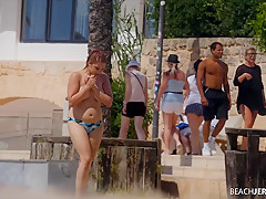 Showering On The Beach - BeachJerk