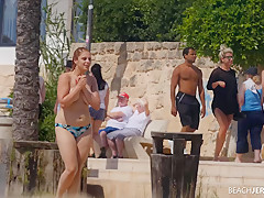 Showering On The Beach - BeachJerk