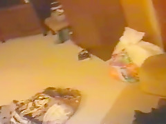 Shy college student 18+ strips for the camera again