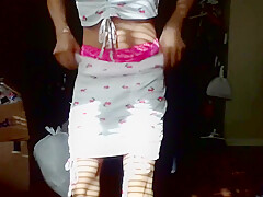 Skinny Blonde Sissy