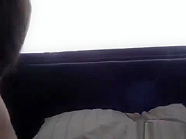 Skinny teen 18+ puts a dildo in the ass