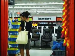 Skinny upskirt teen 18+ brunette chick