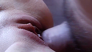 Slender young blonde deep fuck with old sex instructor