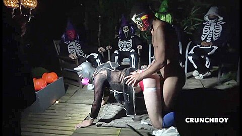 Slut Fucked Raw In The Night Hawlooeen - CrunchFrenchBareback