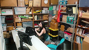 Slutty Alex Harper Fucked In The Storage Room