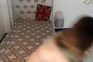Small Tits Asian Ladyboy Strokes Her Small Dick On Webcam