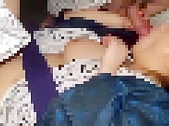 Smartphone personal shooting Shaved pussy x busty yukata beauty and 3P Gonzo!!! 810