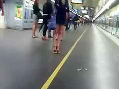 Smoking hot babe from the subway