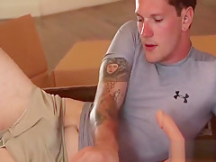 Smoking hot guys fucks a sex doll