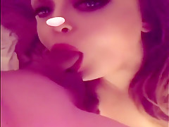 Snapchat hoe sex, blowjob and titty fuck with cumshot