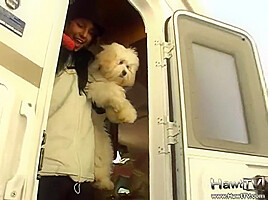 Snow angels flashing the camera