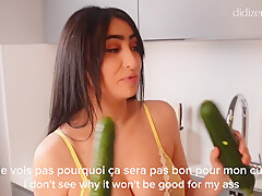 Solo 8 : Dilatation De Mon Trou Du Cul Avec Un Concombre & Une Courgette!!