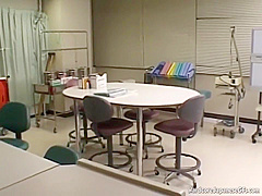 Solo Japanese Nurse Babe Toying Herself