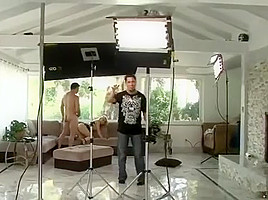 Sophie Dee and Sarah Vandella being used as Fluffers