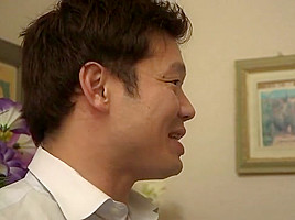 Spicy Japanese Step mom Riko Haneda in handjob porn video