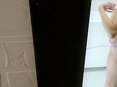 Spy and Creampie  to fuck in bathroom 18 years old perfect teen 18+