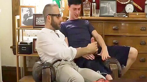 Step Daddy Teaches His Young How To Deep Throat His Thick Dick - Myfamilydick 8 Min