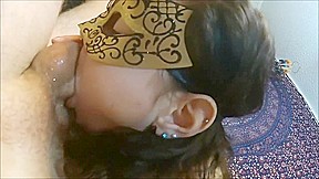 Step Sister Gives Sloppy Blowjob While Husband Away & Step Mom & Step dad