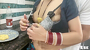 Step brother In Law Put Wheat Flour On Step sister In Law Blouse And Fuck Her Pussy Hard - Devar Bhabhi