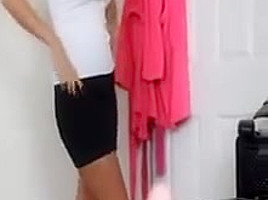 Step sister In Law Sucking On A Dildo
