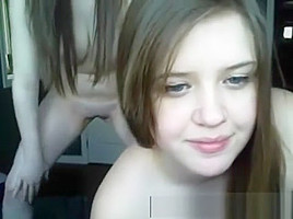 Step sister Lesbian on webcam
