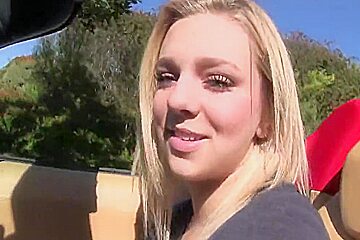 Stepdaddy Catches Blonde teen 18+ Stepdaughter Ditching Class