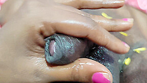 Stepmom Handjob To Stepson With Flowers And Oil In The Bedroom